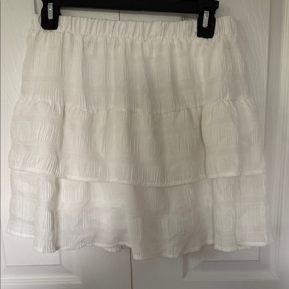T.J.Maxx Dresses & Skirts - T.J.Maxx White Tiered Mini Skirt